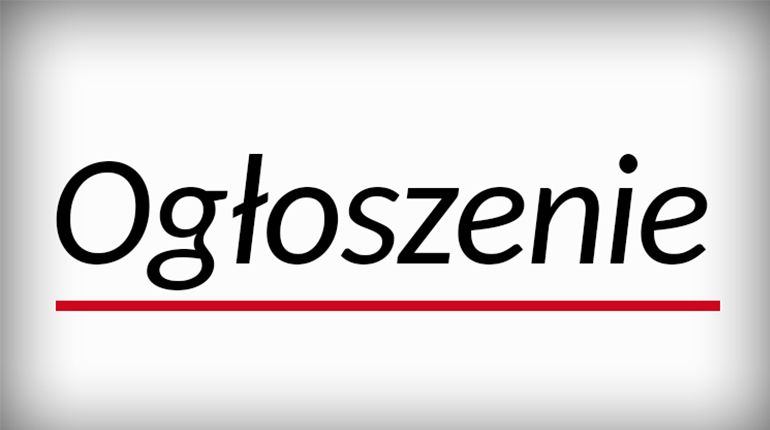 Ogłoszenie Sołtysa Daleszyc